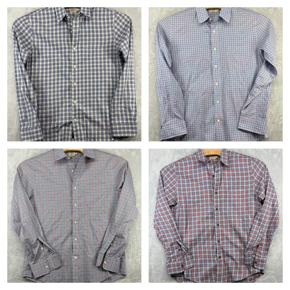 Faherty Cotton Button Down Casual Shirts Men's Size Medium LOT OF 4